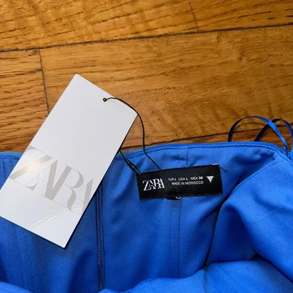 ZARA SHORT PRINTED TULLE DRESS - Picture 3 of 5